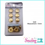 BUTTON - RIVET&EYELET(TOOLS)-METAL-15MM